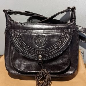 Patricia Nash Distressed leather Camila Crossbody NWOT